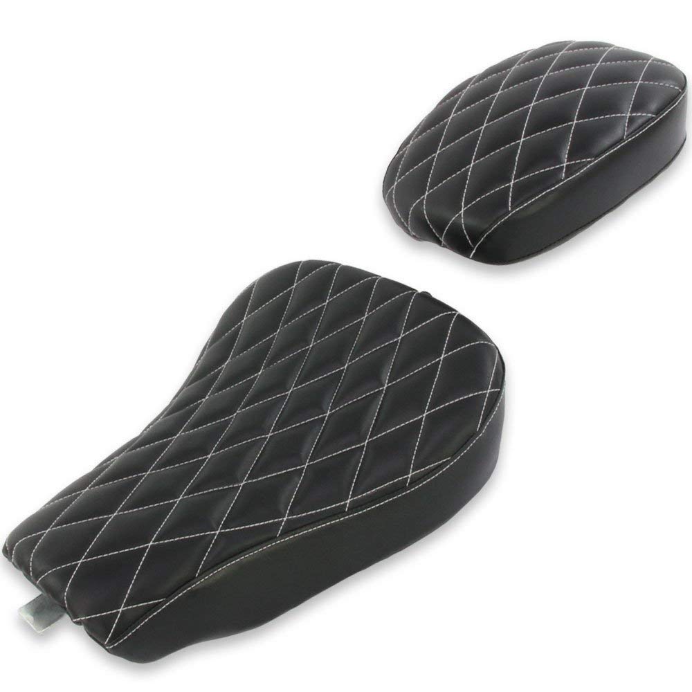 Amazon | YIBO スポーツスター シート ブラック ダイヤモンド ステッチ