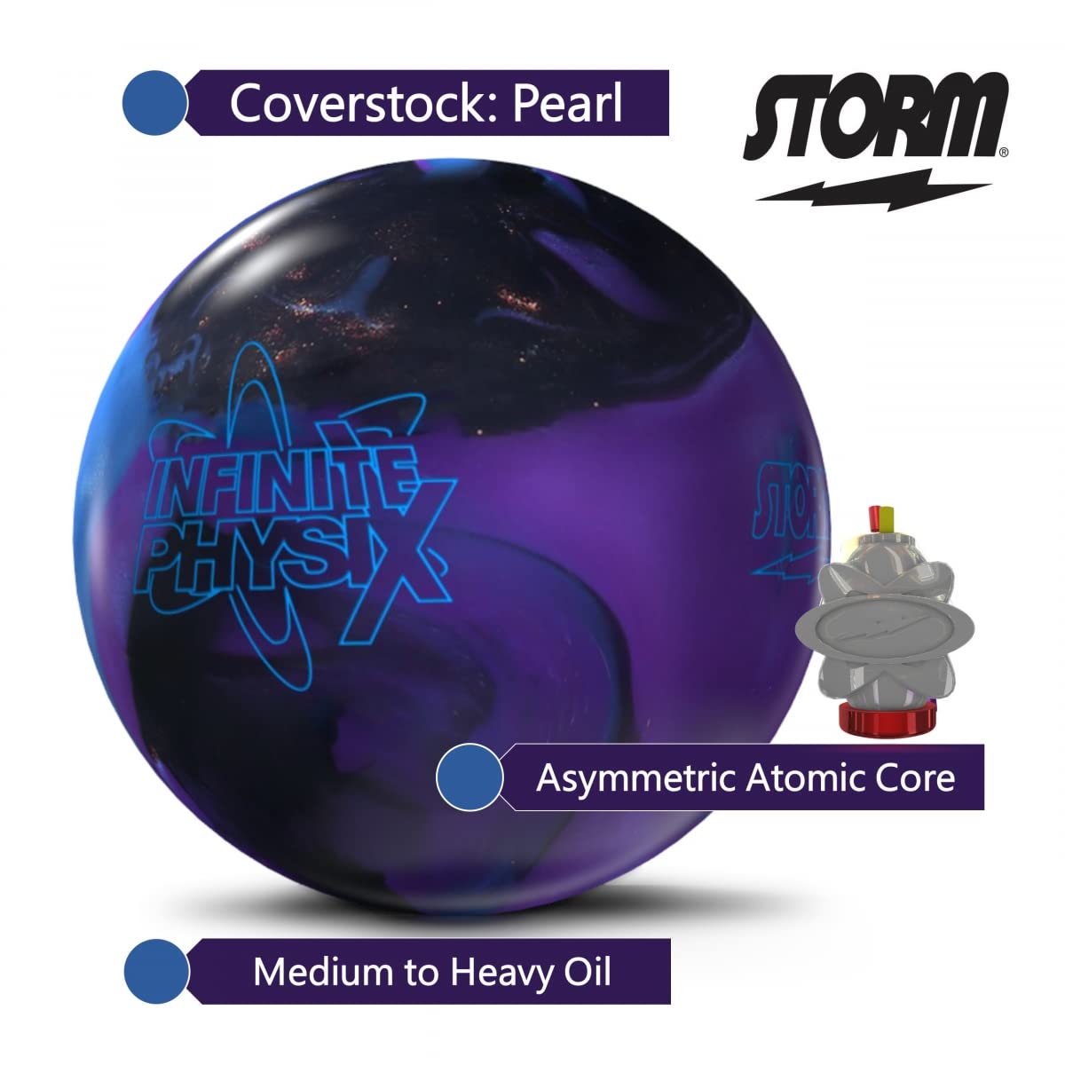 ストーム社 スペクター 14ポンド3オンス ボウリングボール 2 ストーム