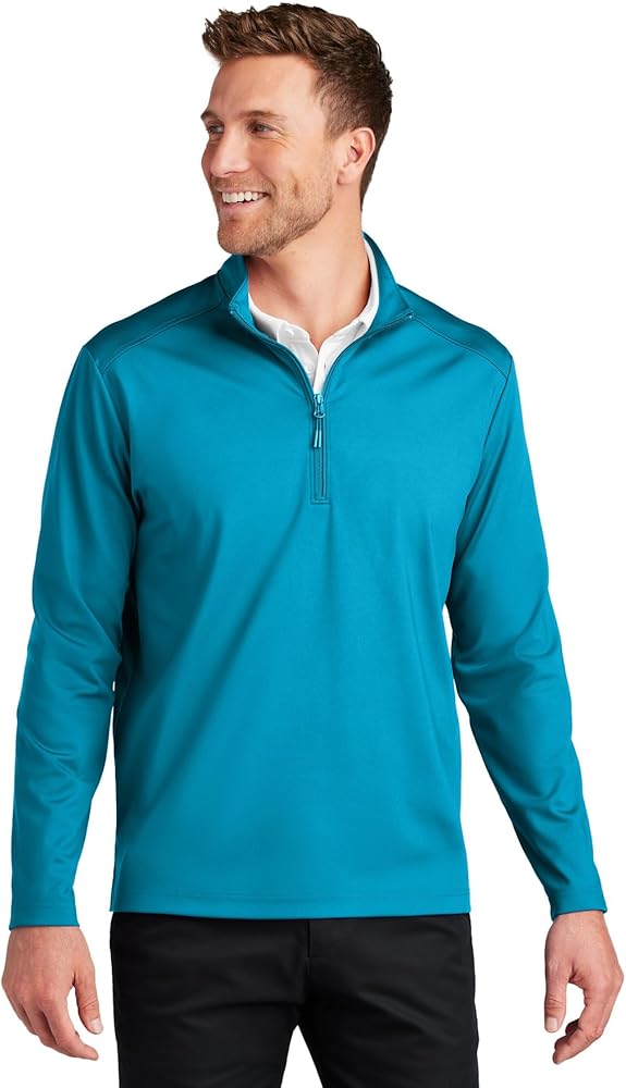 Port Authority Double Knit 1/4-Zip K880, Parcel Blue, X-Small at