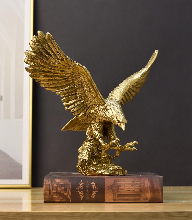 Amazon.co.jp: ulable 彫刻 鷲 像 飛行 鷲 彫刻 風水 幸運 ハゲ 鷲