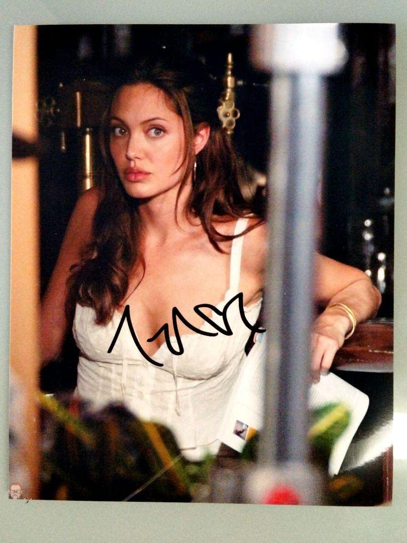 Amazon.co.jp: アンジェリーナジョリー 直筆サイン超 特大写真