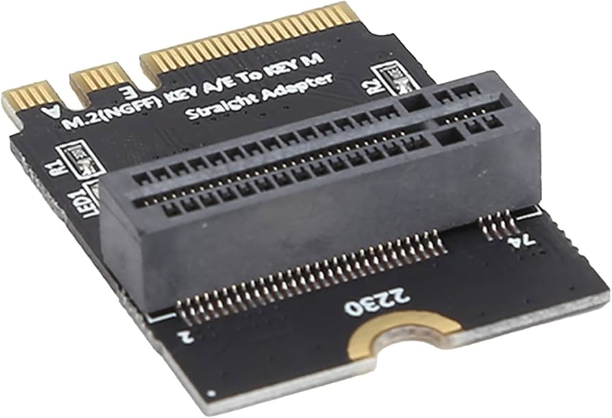 Amazon.com: PUSOKEI M.2 SSD Vertical Adapter, 2280 NVMe Socket 3