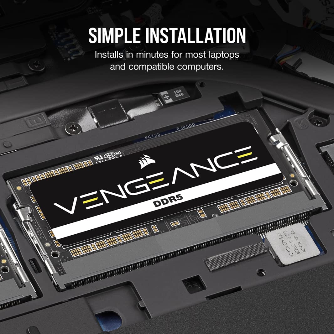 Amazon.com: CORSAIR Vengeance SODIMM DDR5 RAM 16GB (1x16GB