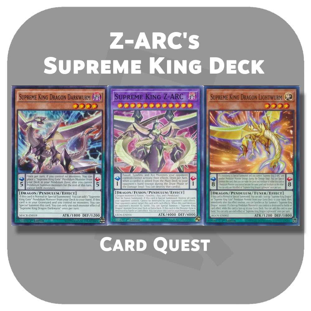 Amazon.com: Complete Custom Deck for Yu-Gi-Oh! ARC-V - Z-ARC's