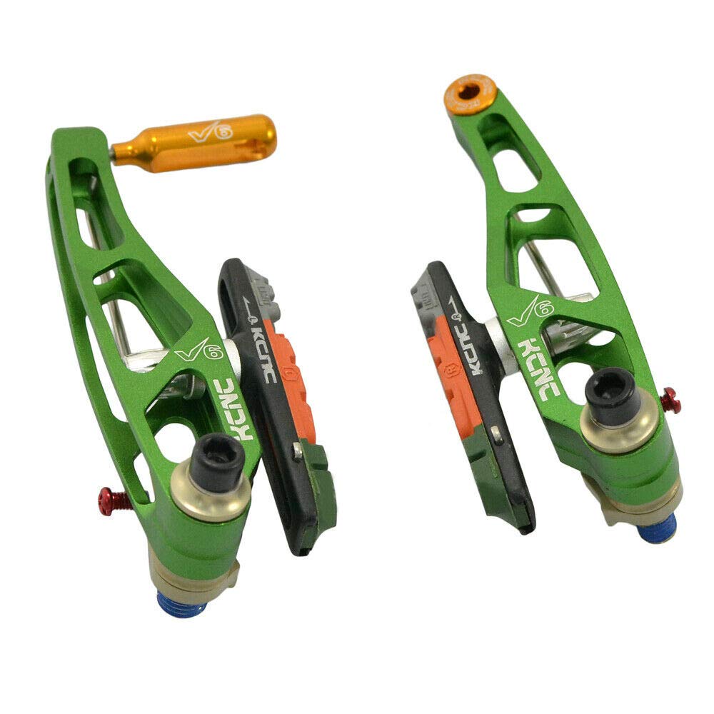 Amazon | KCNC V6 VB6 MTB V-Brake Set (V-Brakes and Levers), Green