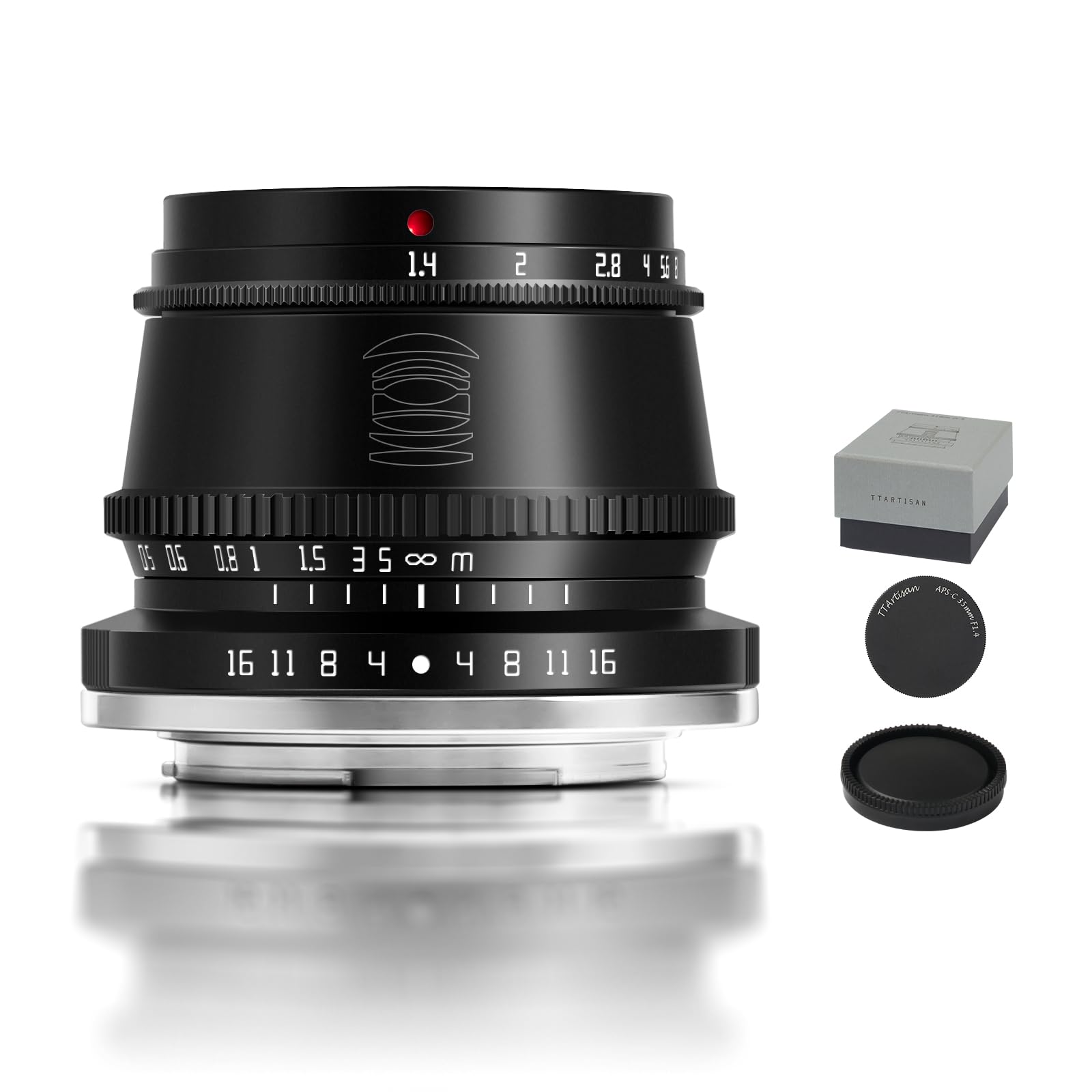 Amazon.com : TTArtisan 35mm F1.4 APS-C Manual Focus Lens for
