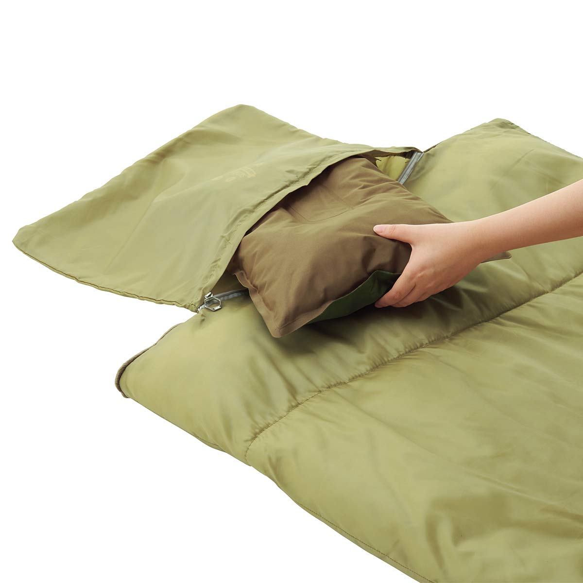 Amazon | ロゴス(LOGOS) SNOOPY クッションシュラフ 86001089 グリーン