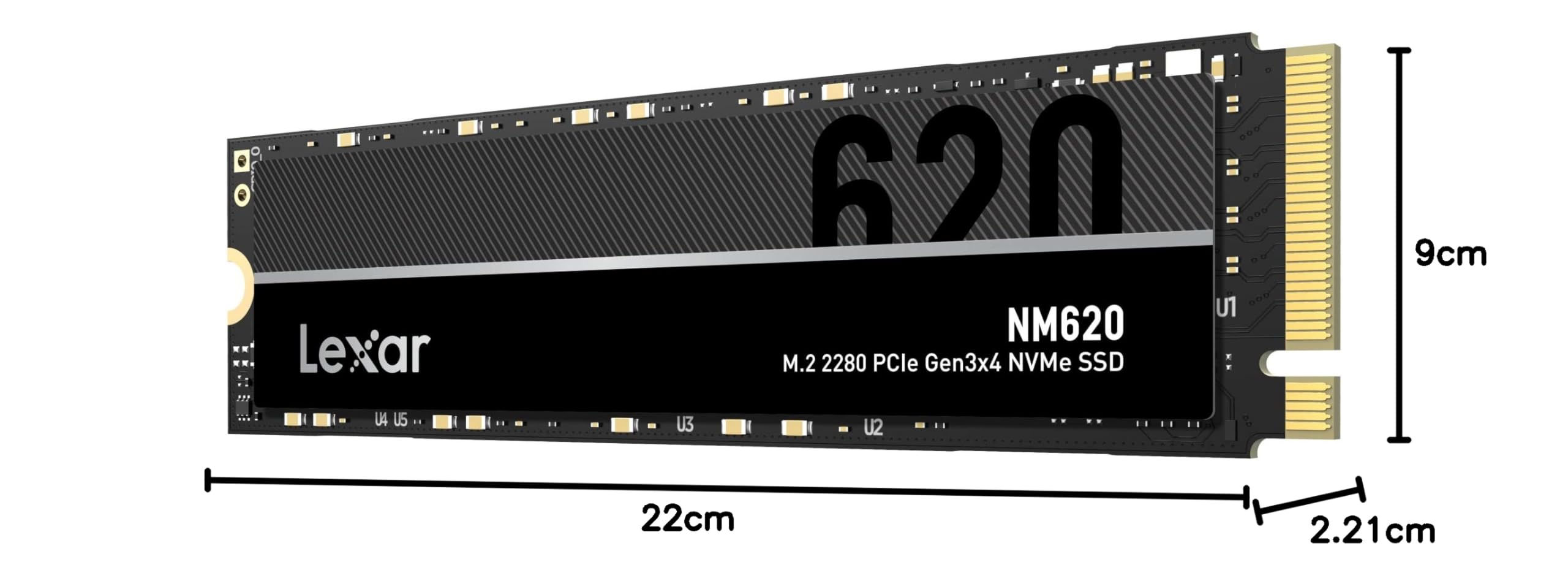 Amazon | Lexar NM620 M.2 2280 NVMe SSD 256GB 最大3,300MB/秒の