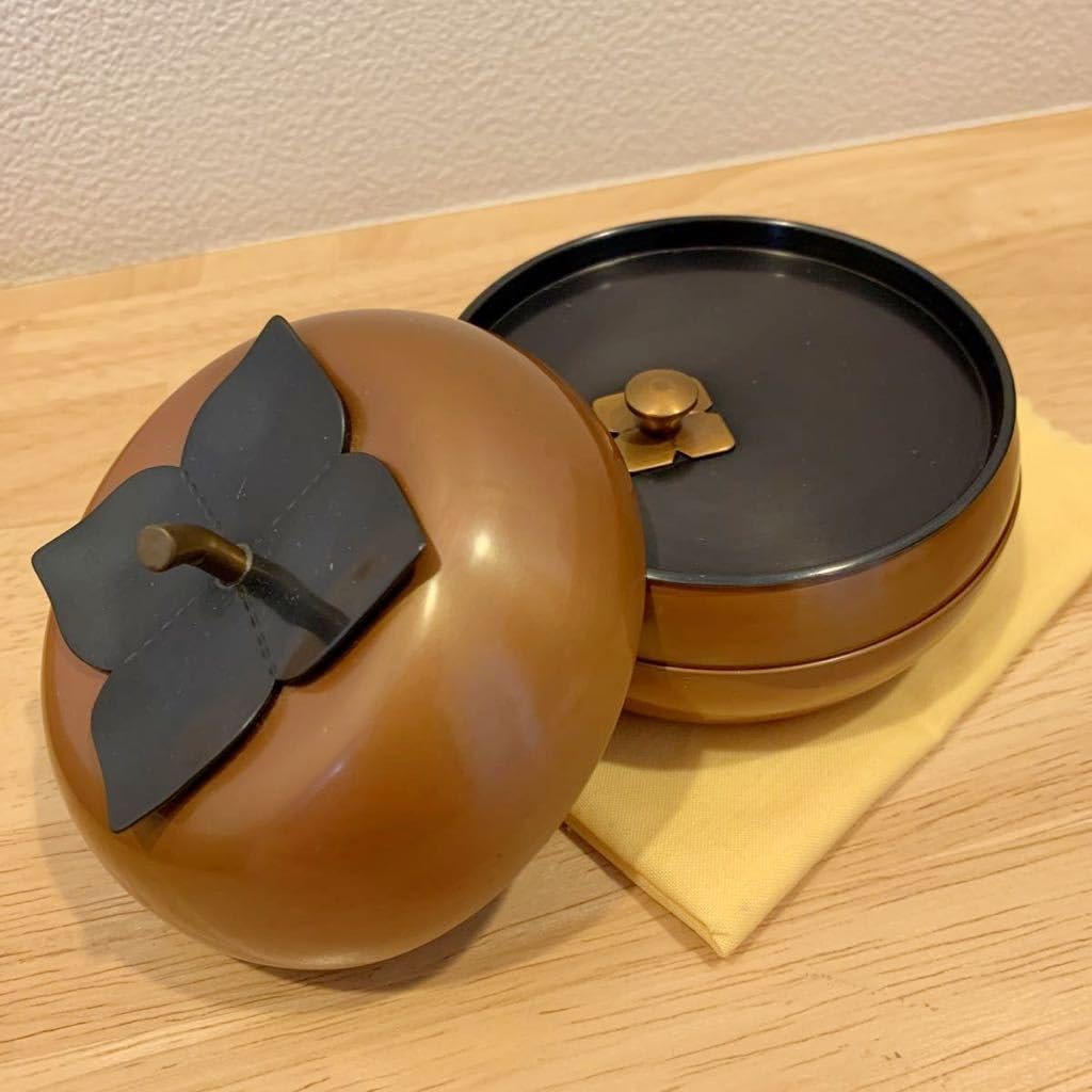 Amazon.co.jp: 純銅製 茶入 柿 幸来堂 茶道具 共箱 新潟 燕市 : ホーム