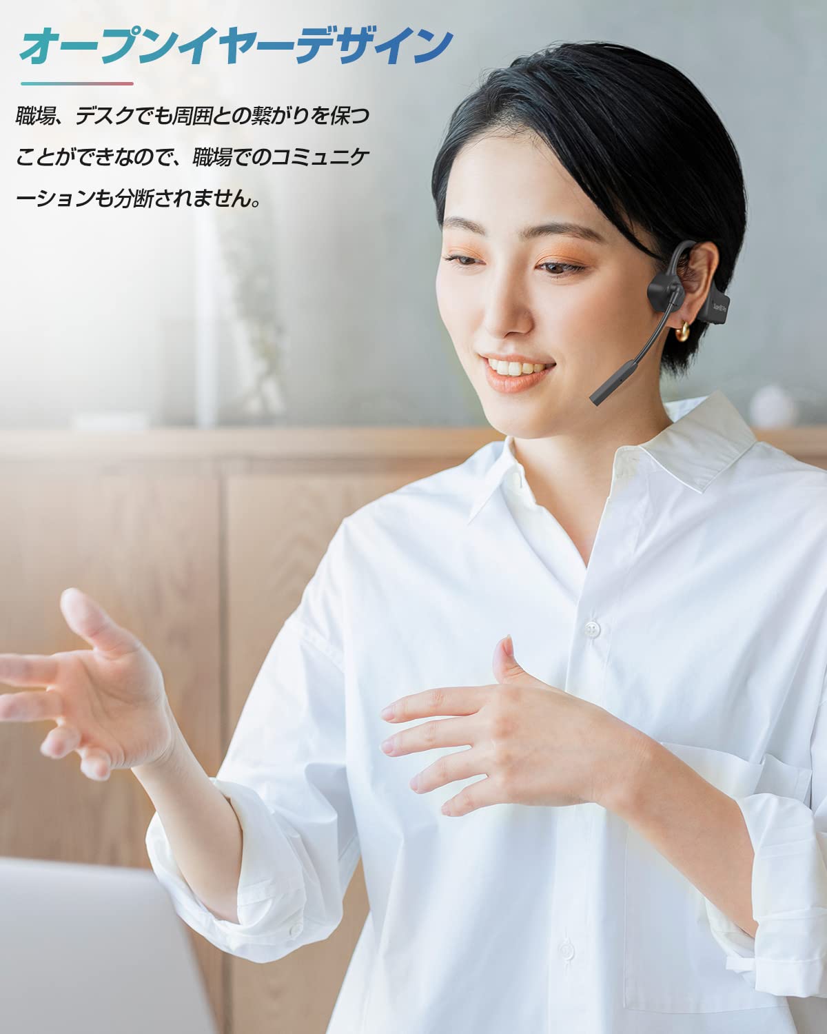 Amazon.co.jp: 骨伝導イヤホン bluetooth マイク付き ダブルノイズ