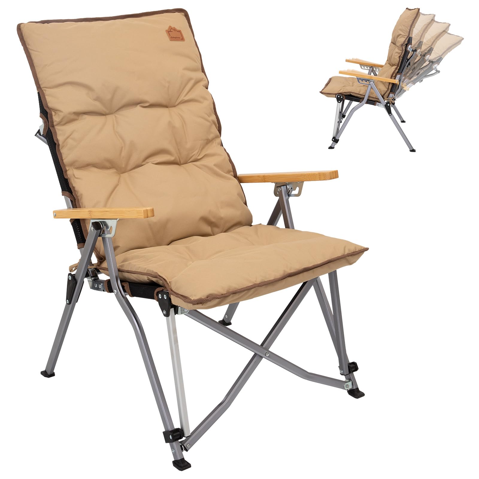 Amazon.co.jp: KingCamp アウトドア チェア リクライニング キャンプ
