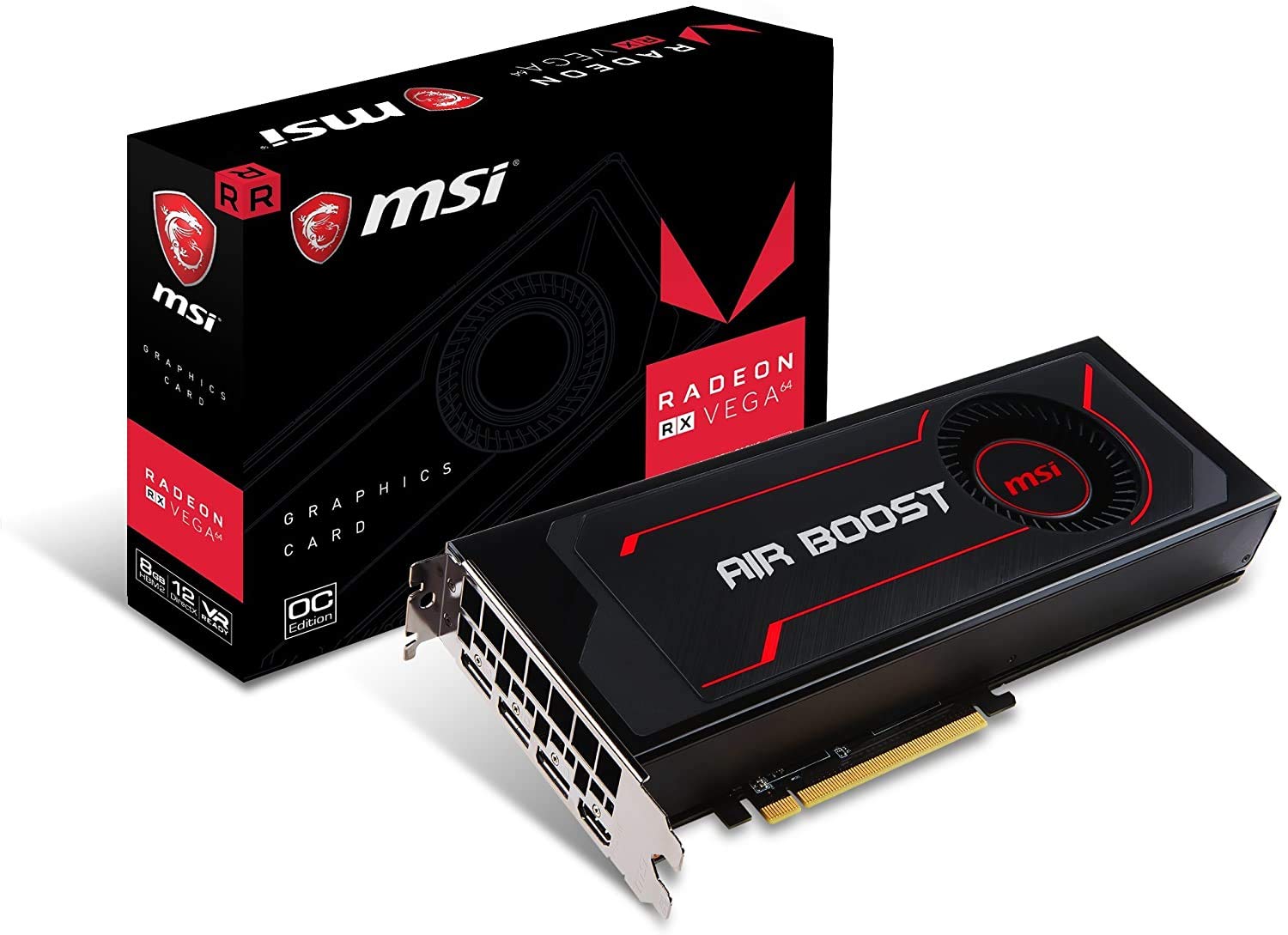 Amazon | MSI Radeon RX Vega 64 Air Boost 8G OC グラフィックス