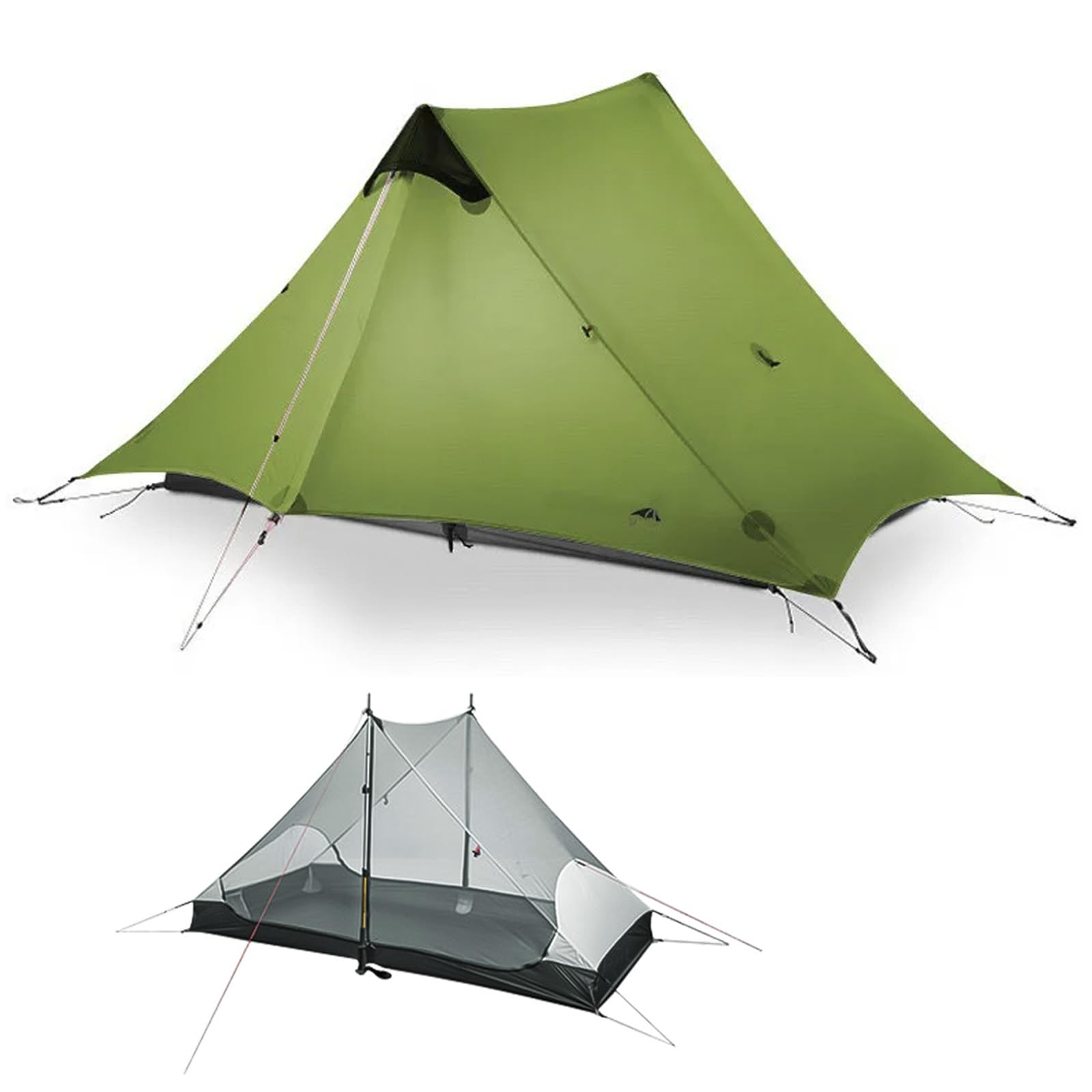 Amazon.com : MOXIHIKE 3FULGEAR Lanshan 2 Tent 2 Person Ultralight
