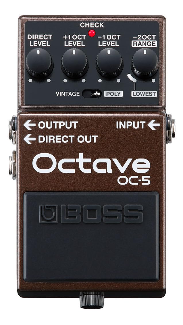 Amazon.com: BOSS Oc-5 Octave Guitar And Bass Effect Pedal with