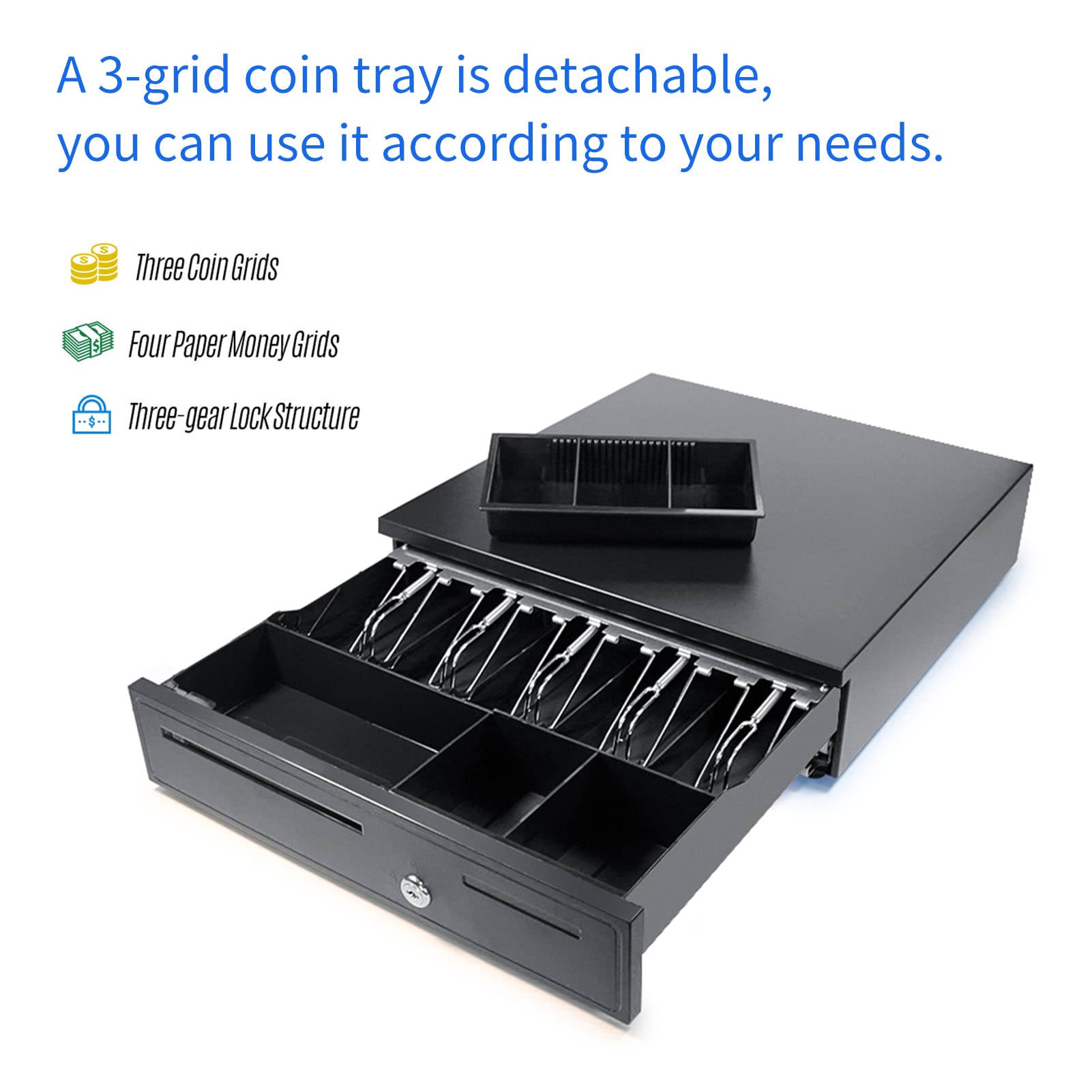 Amazon.co.jp: Hosioe POS キャッシュ レジスタ ドロワー キャッシャー