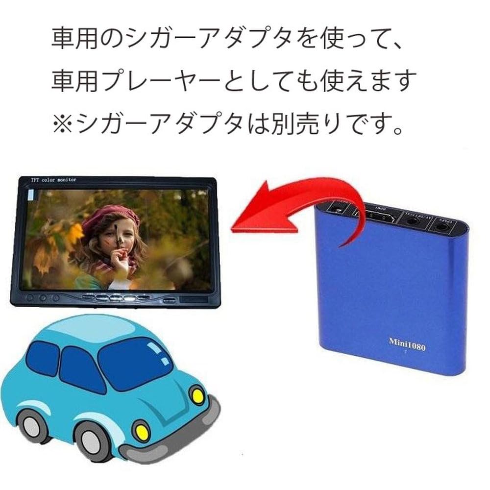 Amazon | 超ミニサイズマルチメディアプレーヤー 【ブルー】 HDMI端子