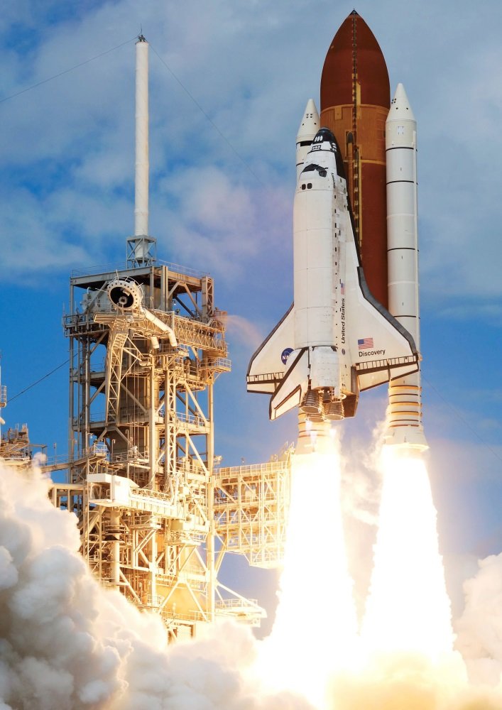 Amazon.co.jp: 絵画風 壁紙ポスター （はがせるシール式） ロケット