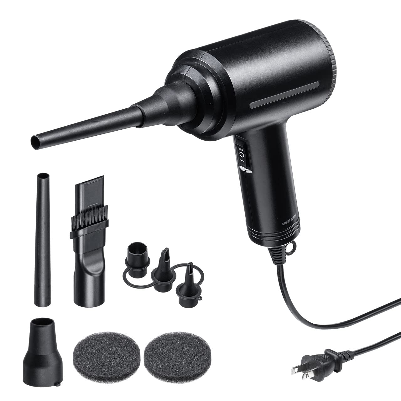 Amazon.co.jp: サンワダイレクト 電動エアダスター AC電源 強力 ノズル