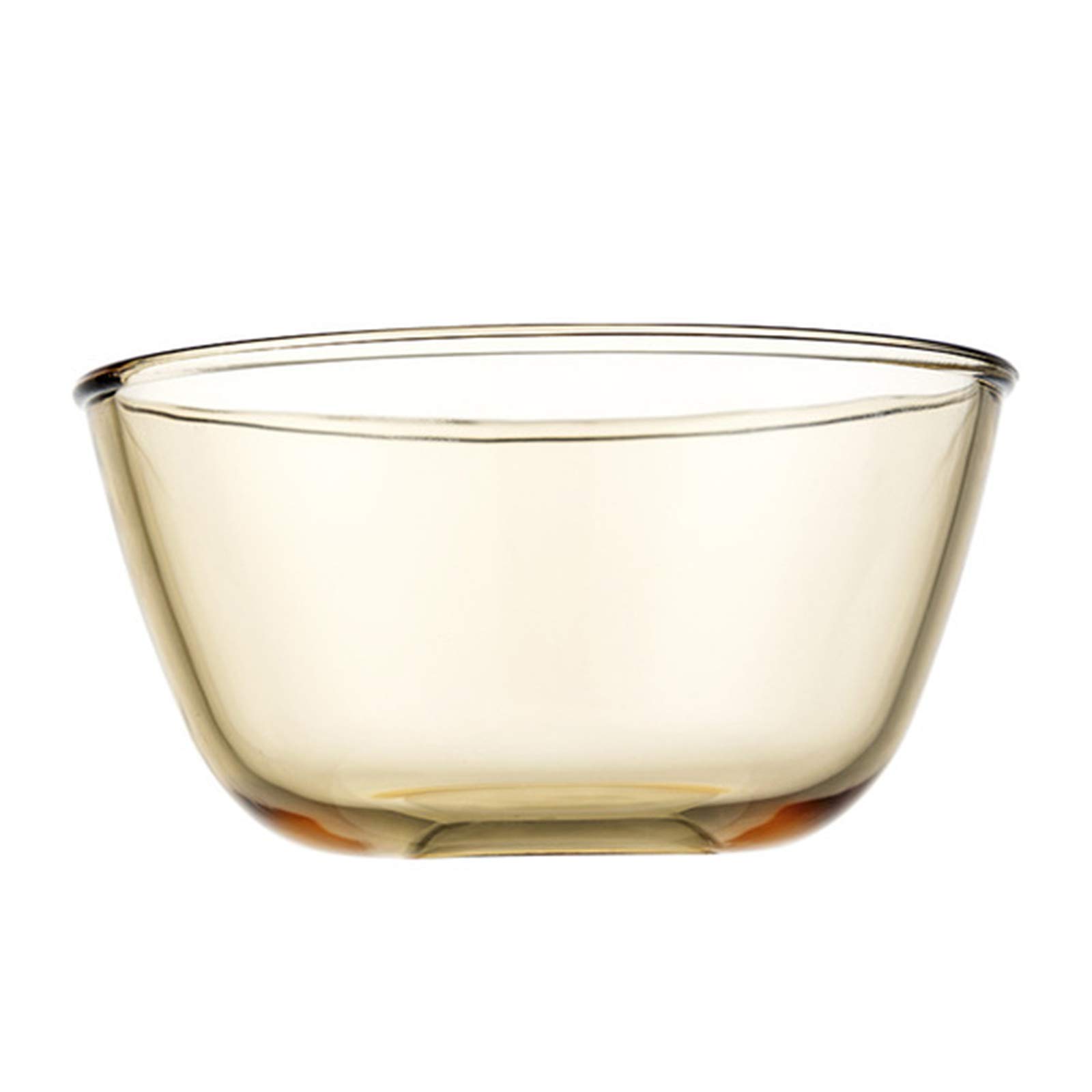Amazon.co.jp: 琥珀色のサラダボウル、ガラスボウル電子レンジ専用