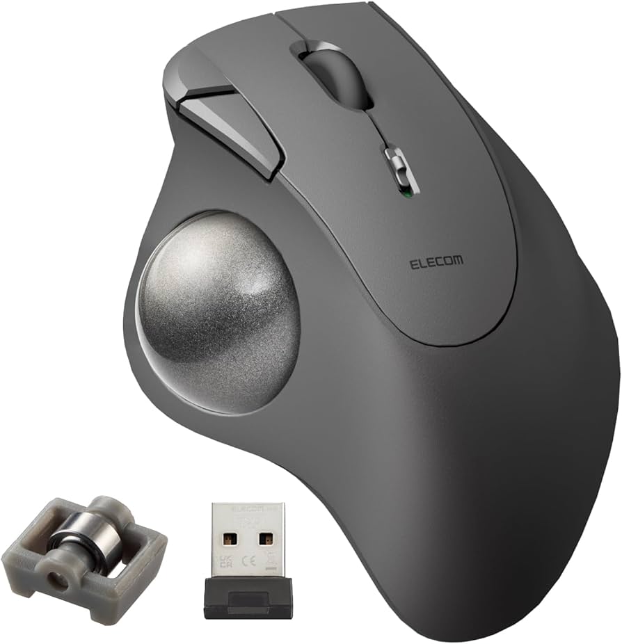 Amazon.co.jp: エレコム ワイヤレス トラックボールマウス IST 無線2.4