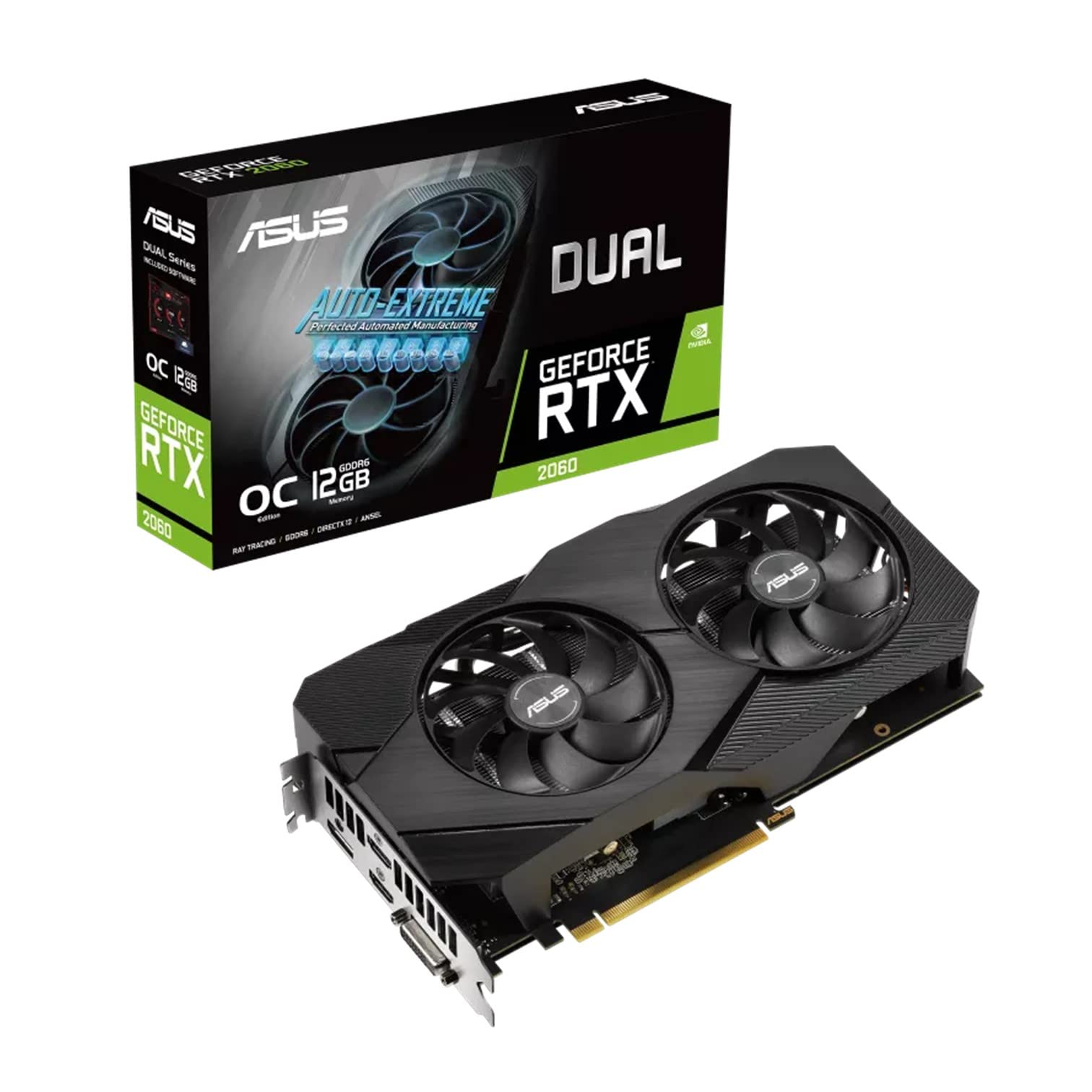 Amazon | ASUS DUAL NVIDIA GeForce RTX 2060 搭載ビデオカード EVO OC