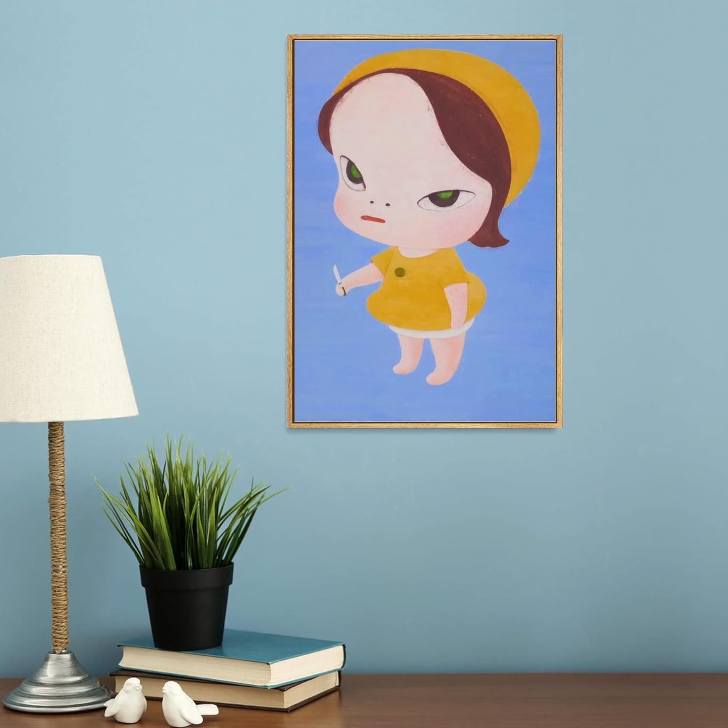 Amazon.co.jp: 有名な奈良美智ポスター《かわいい子供》ウォールアート