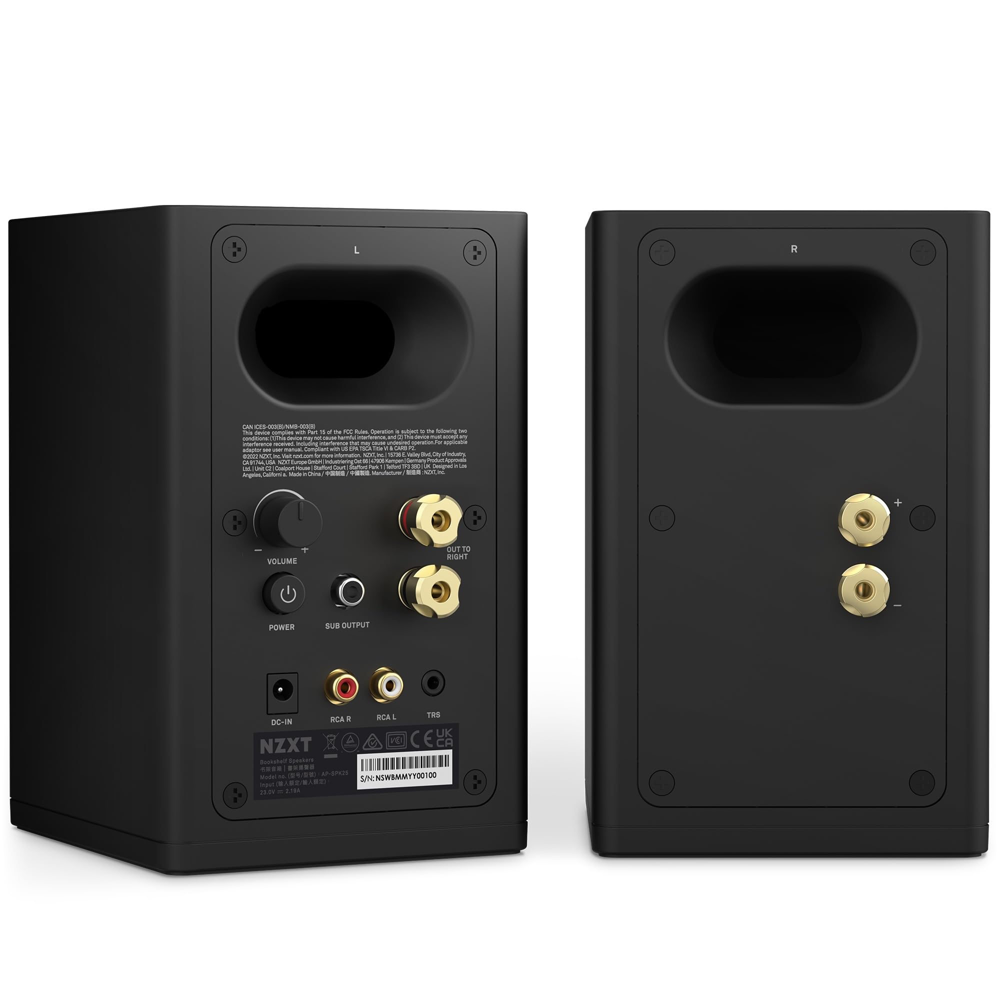Amazon.co.jp: NZXT Relay Speakers Black デスクトップサイズ アンプ