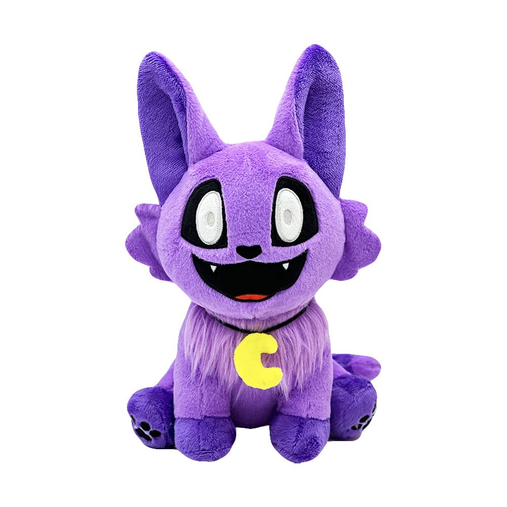 Amazon.co.jp: smiling critters 恐怖動物シリーズ 紫猫のぬいぐるみ