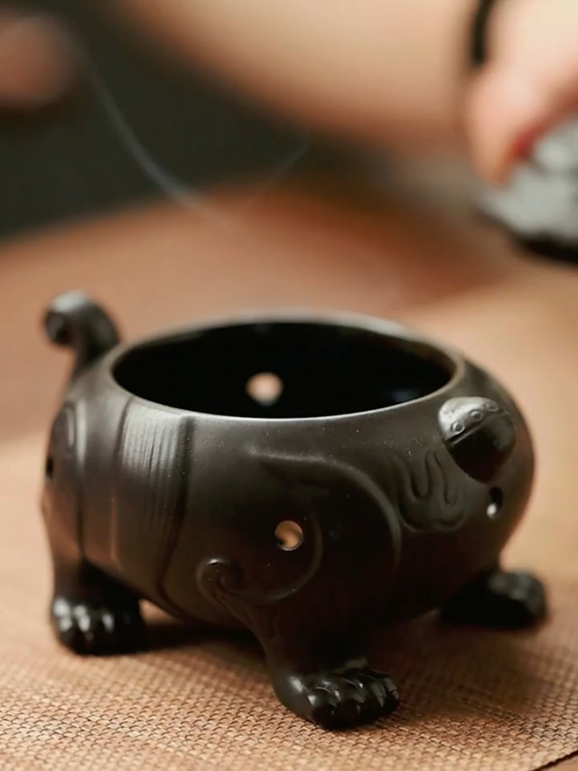 Amazon｜香炉 仏壇用 神獣狻猊 仏壇用香炉 香炉皿 渦巻き線香 獅子香炉