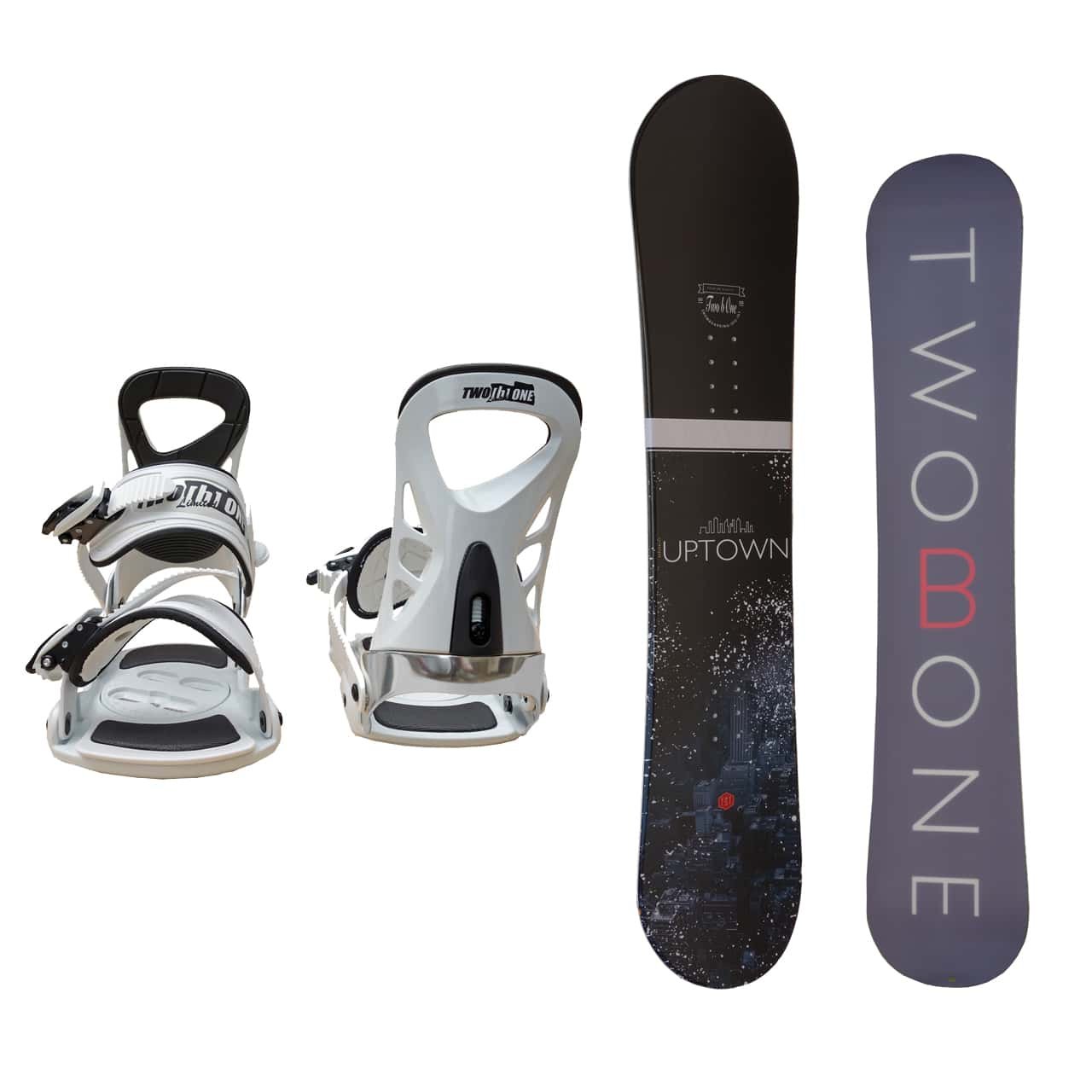 Amazon | TWO B ONE メンズ スノーボード2点セット ブラック157+bi