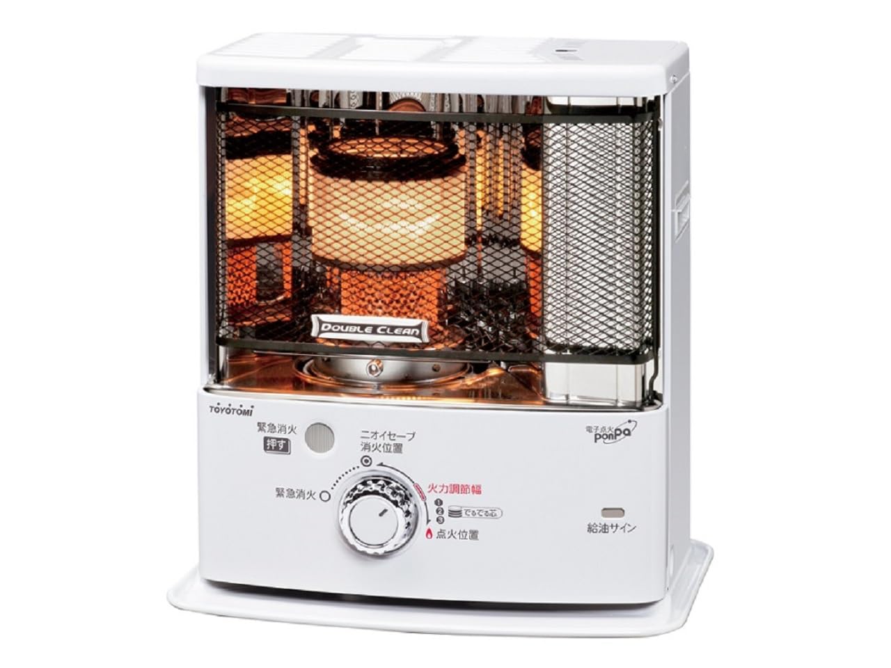 Amazon | トヨトミ 反射型石油ストーブ ホワイト RC-S28N | トヨトミ