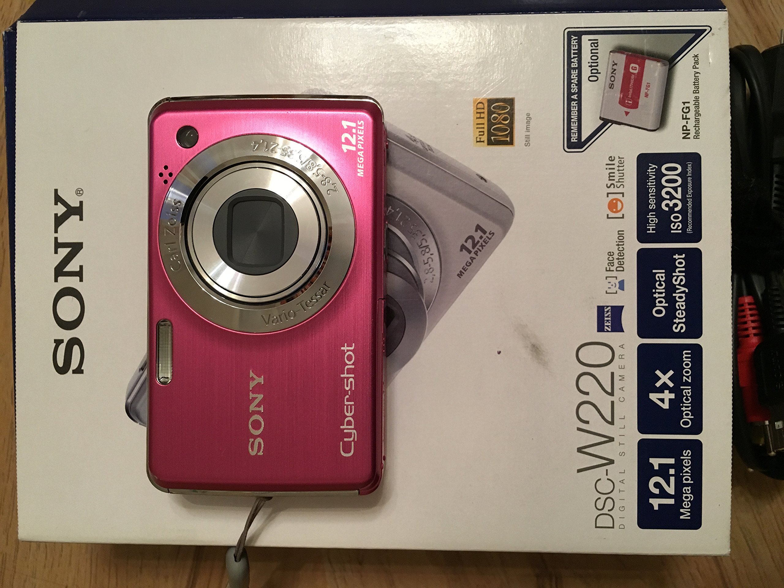Amazon.com : Sony Cybershot DSC-W220 12MP Digital Camera with 4x