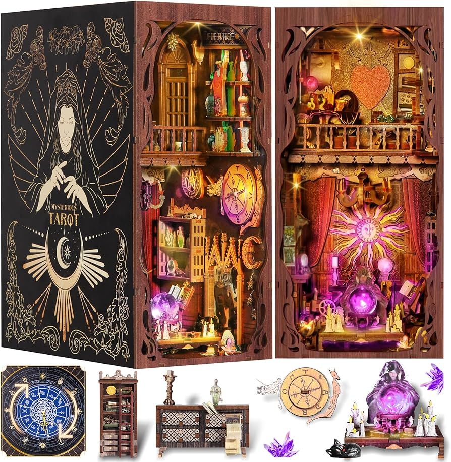 Amazon.com: DIY Book Nook Kit, 3D Wooden Puzzle Booknook