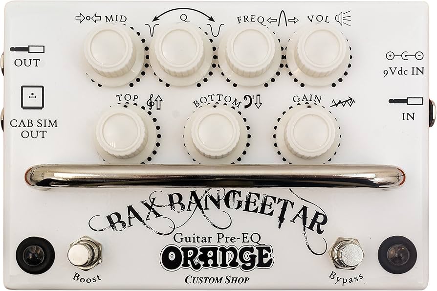 Amazon | Orange BAX Bangeetar Guitar Pre-EQ Pedal ギタープリアンプ