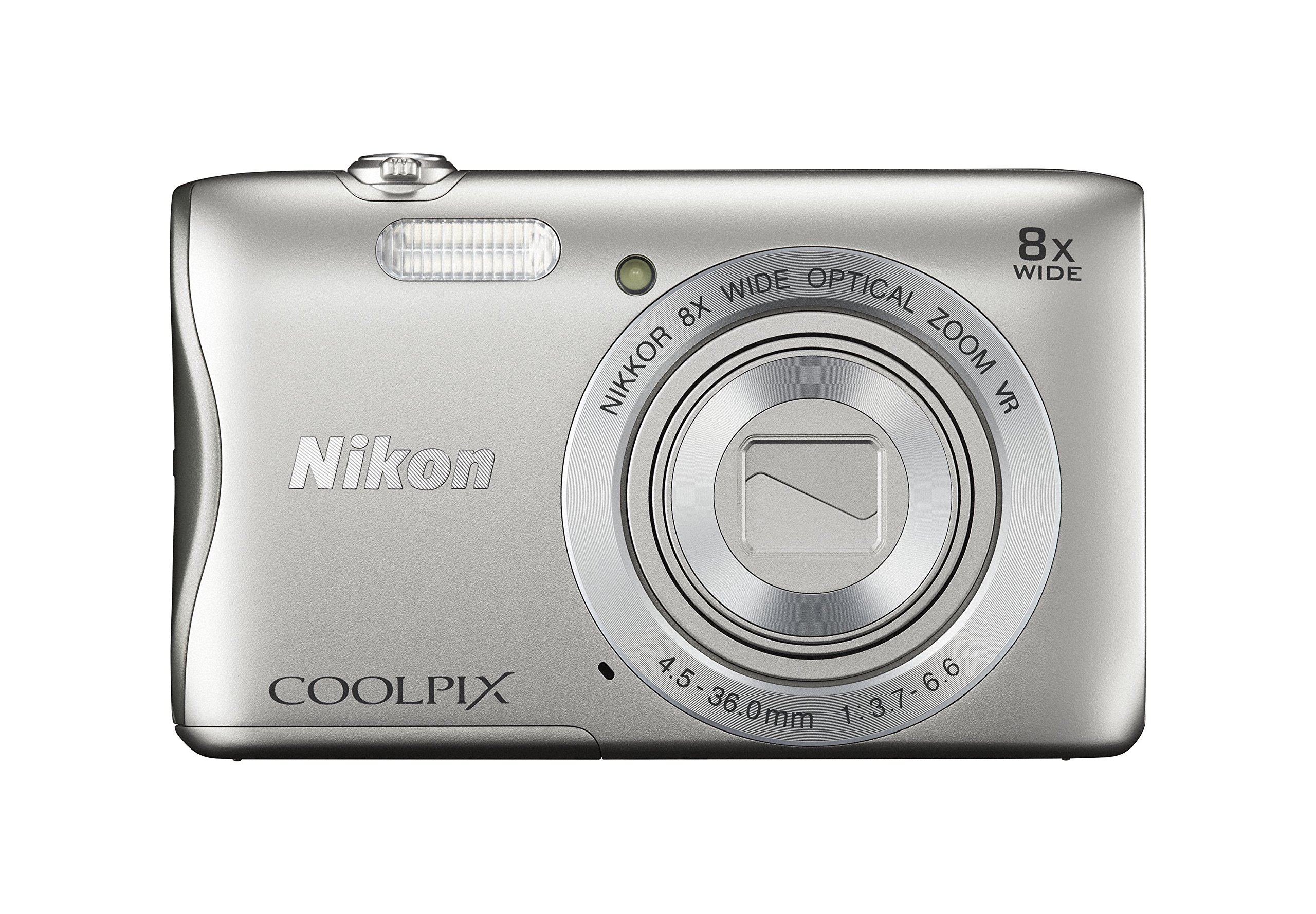 Amazon | Nikon デジタルカメラ COOLPIX S3700 シルバー 光学8倍ズーム