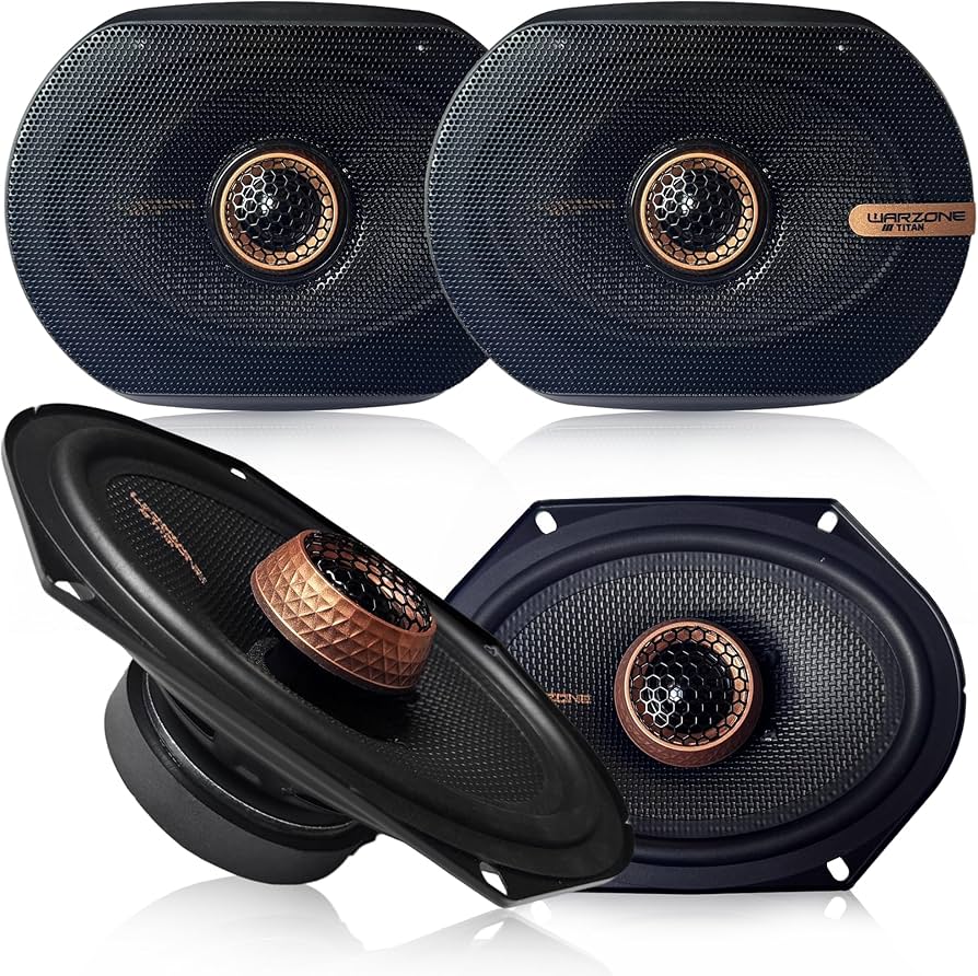 Amazon.com: Warzone 4X WZ68PTi 6x8-Inch Super Coaxial Speaker Pair