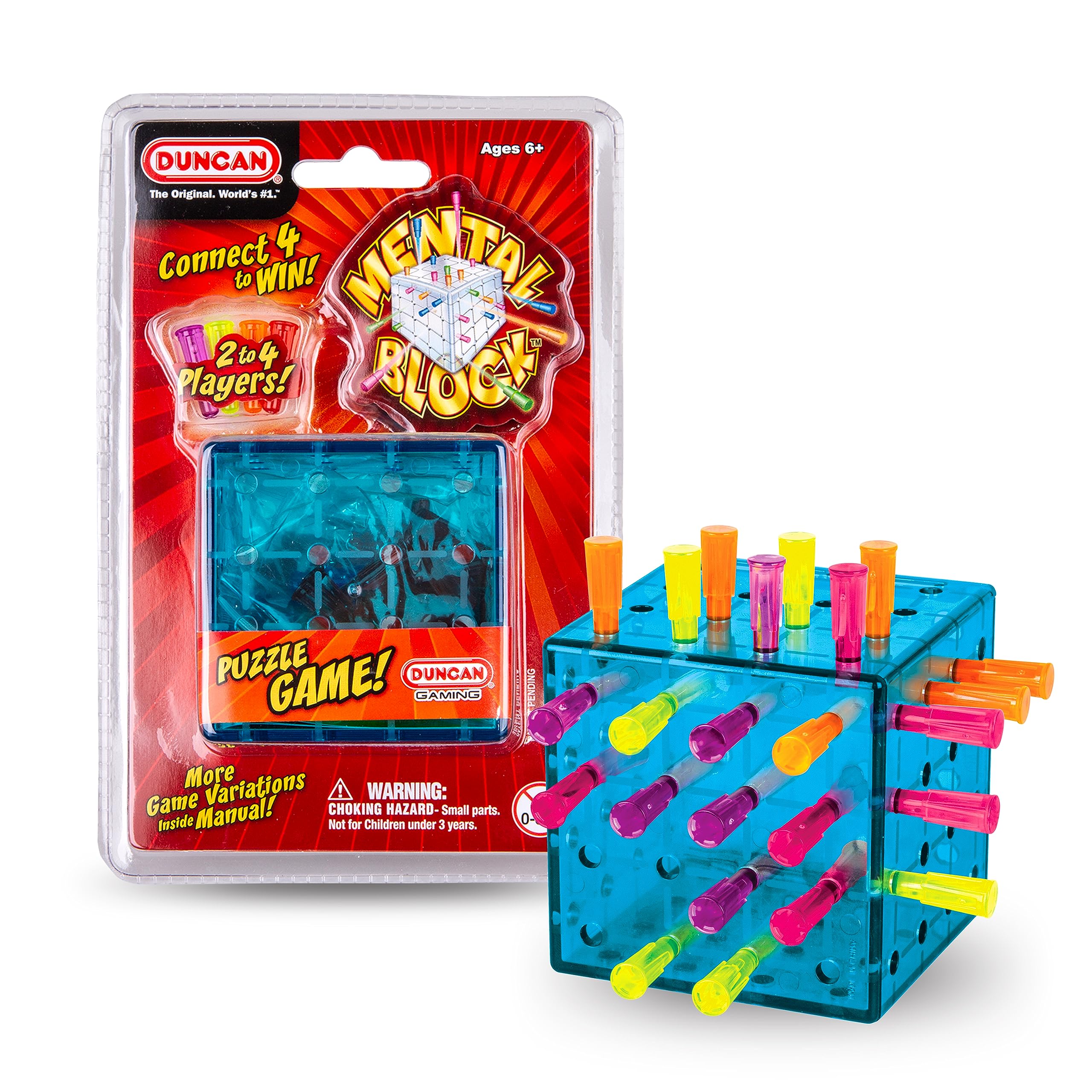 Amazon.com: Duncan Toys Mental Block 3D Puzzle Game, Brain Teaser