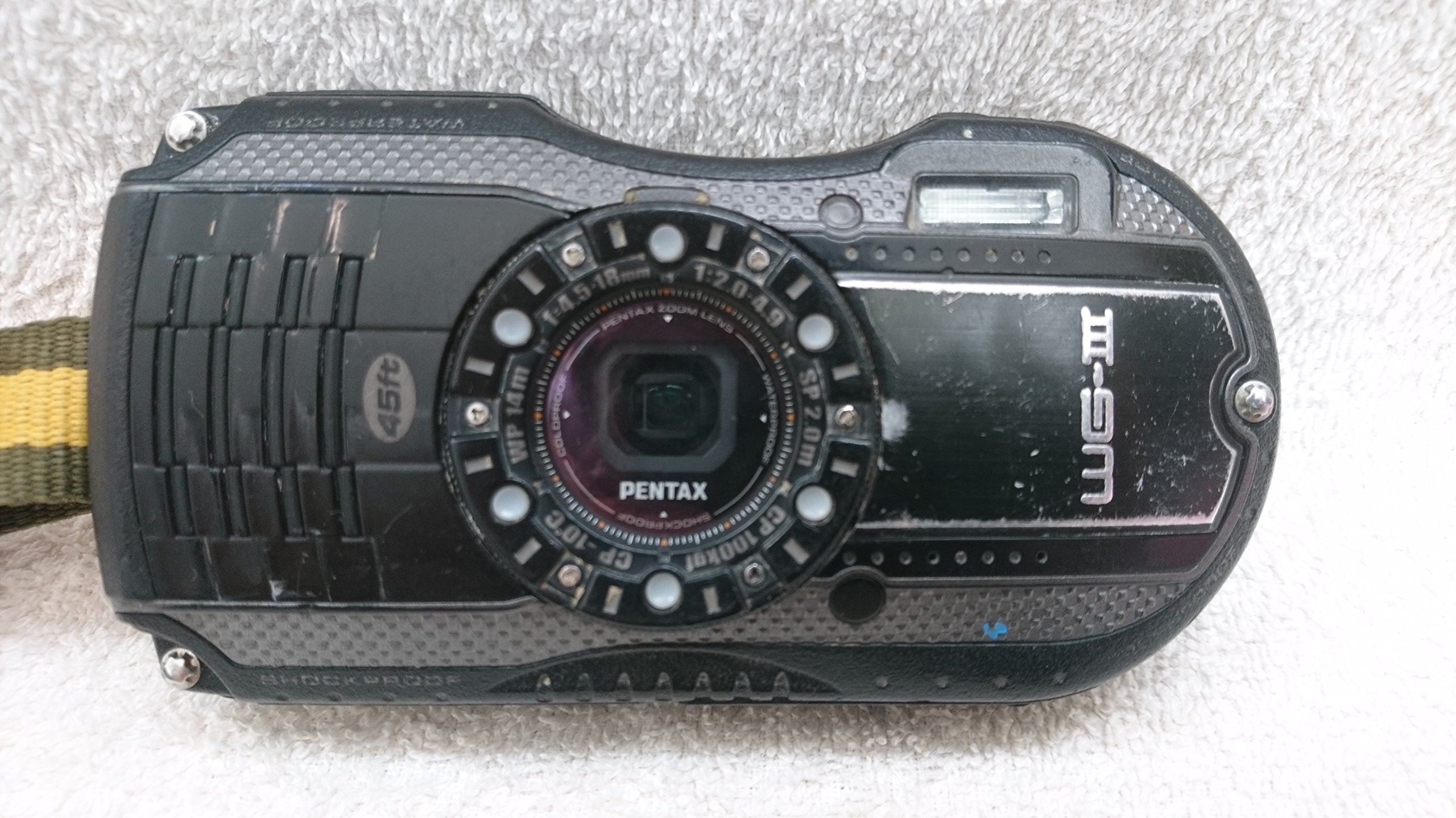 Amazon | PENTAX 防水デジタルカメラ PENTAX WG-3 ブラック 1cmマクロ