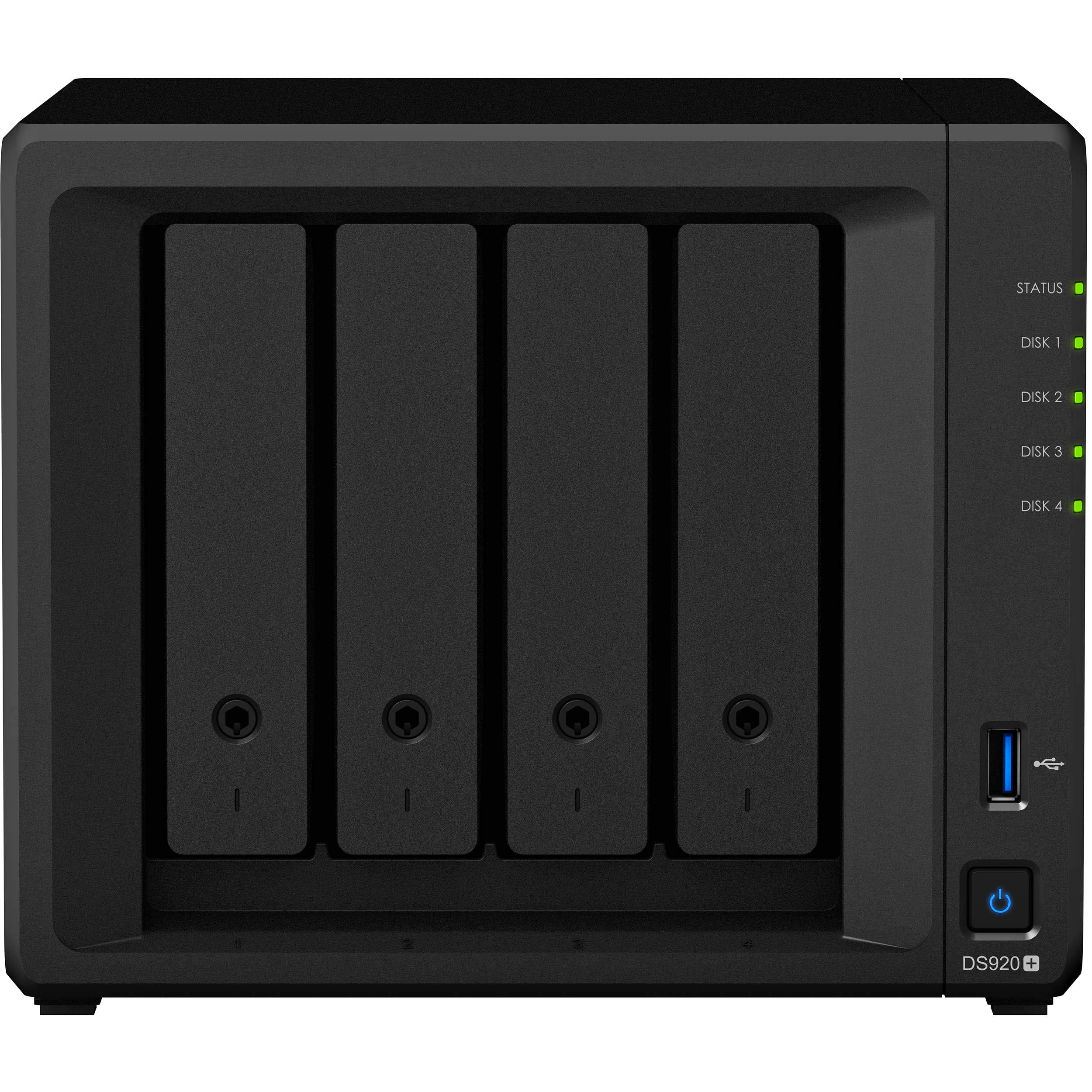 Synology シノロジー DS920+＆HDD、NVME SSD、RAM付き