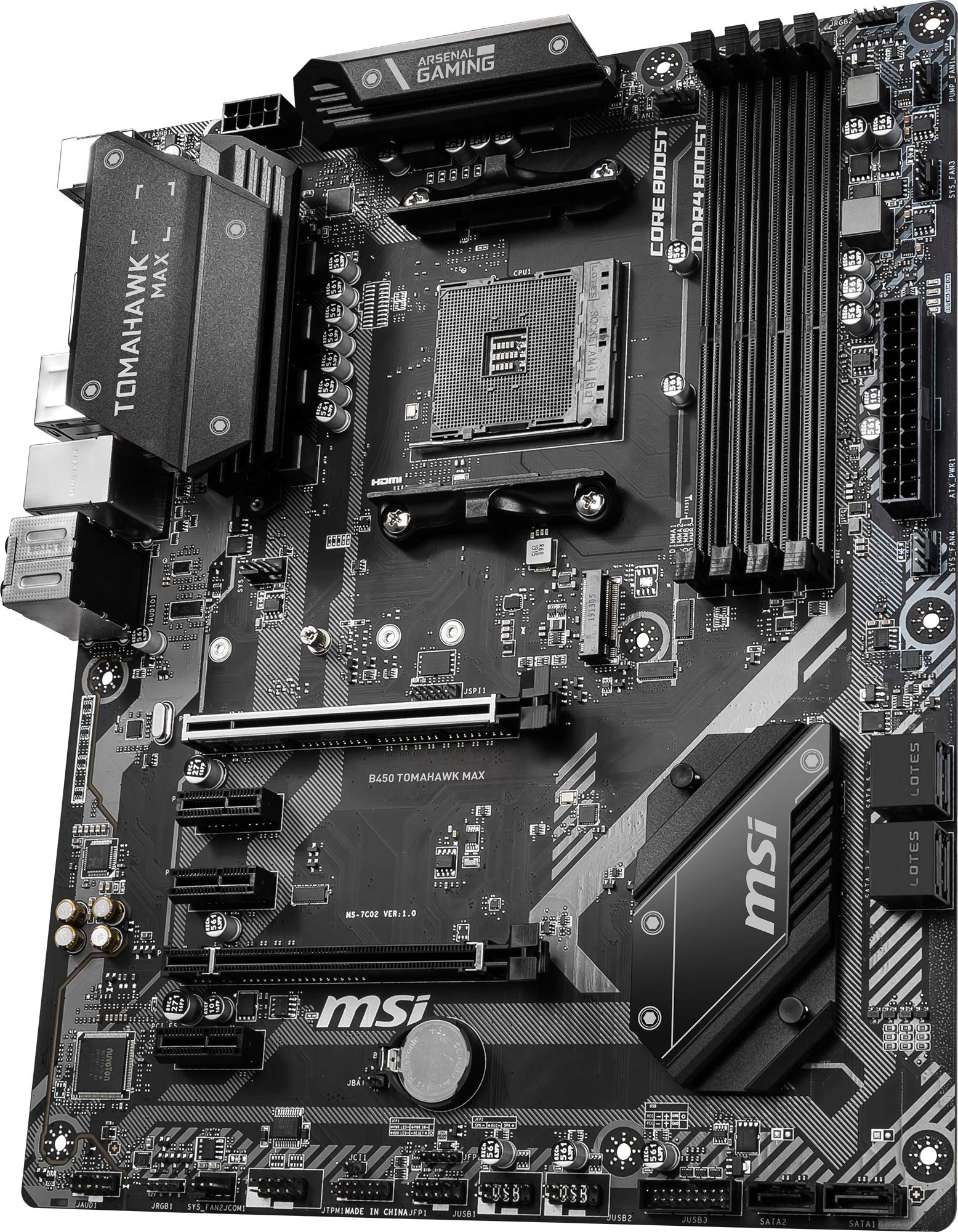 Amazon | MSI B450 TOMAHAWK MAX ATX マザーボード MB4822 | MSI