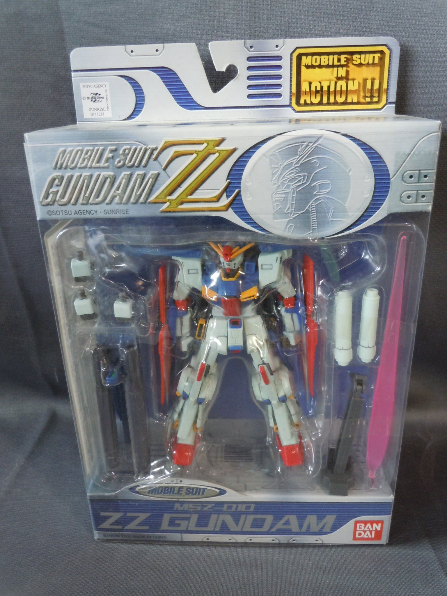 Amazon.com: MS in Action !! ZZ Gundam : Arts, Crafts & Sewing
