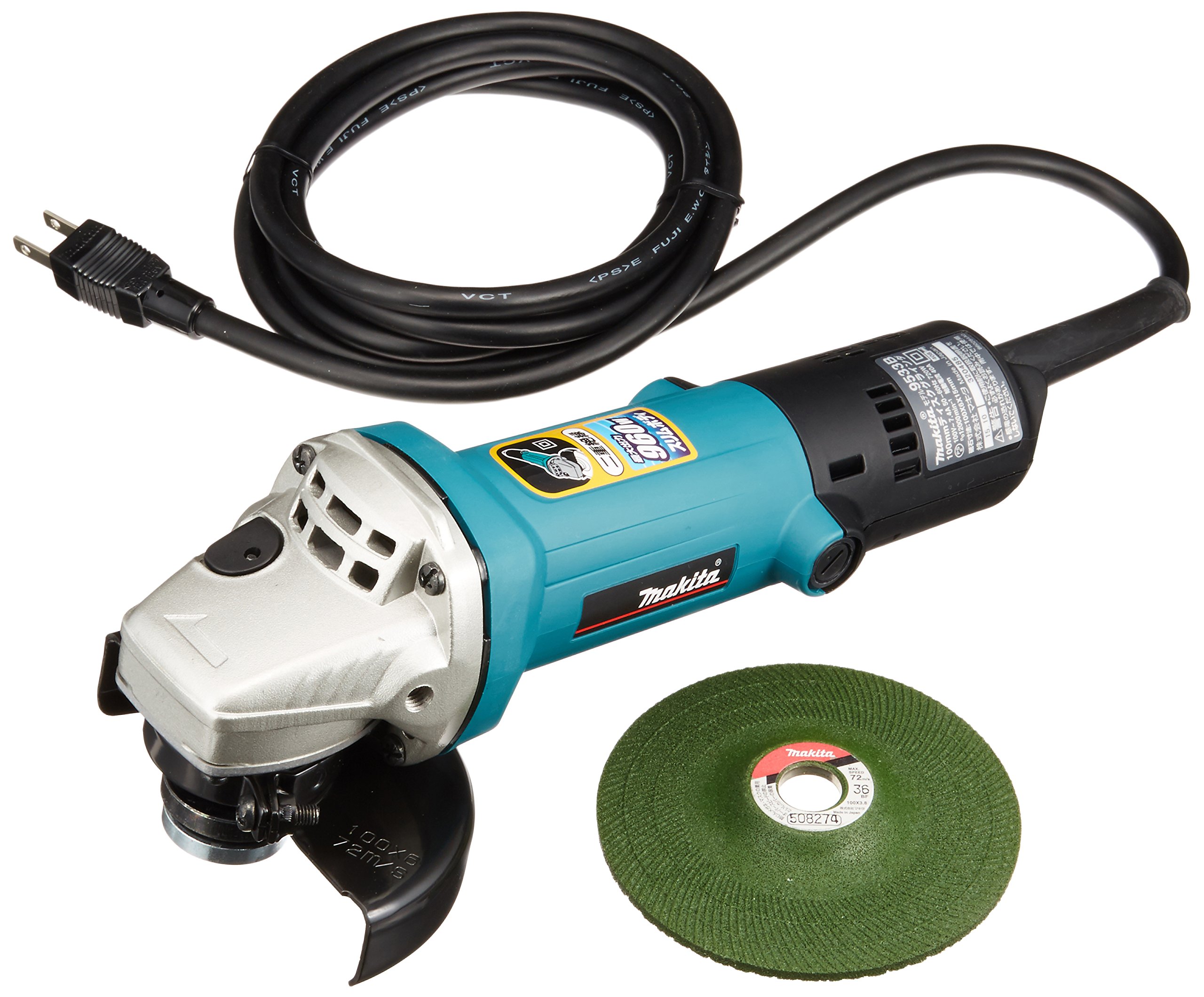 Amazon | マキタ ディスクグラインダAC用 100mm 高速型 最大出力960W