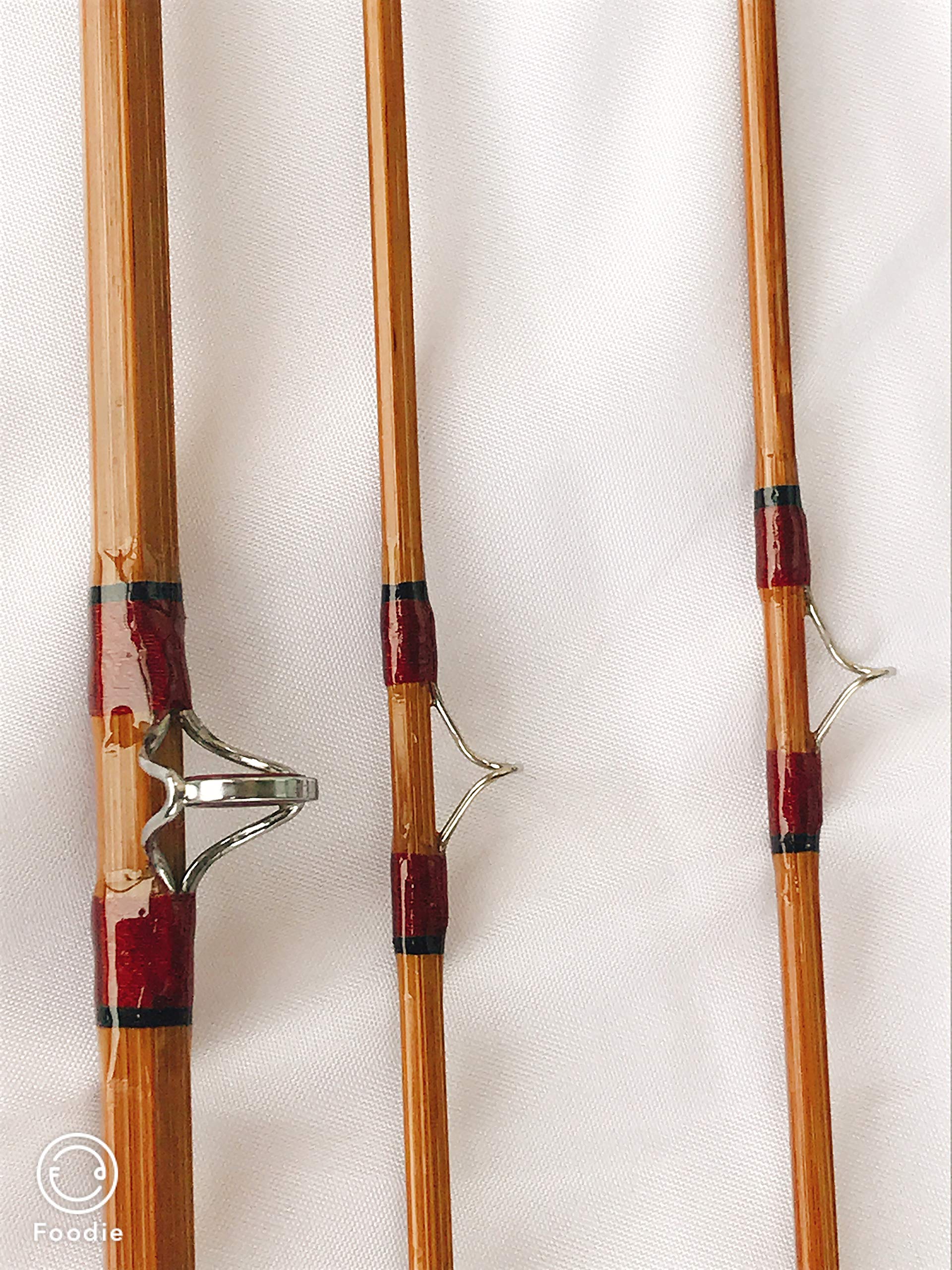 Amazon | バンブーフライロッド 6フィート6インチ #3 ライン 2ピース/2