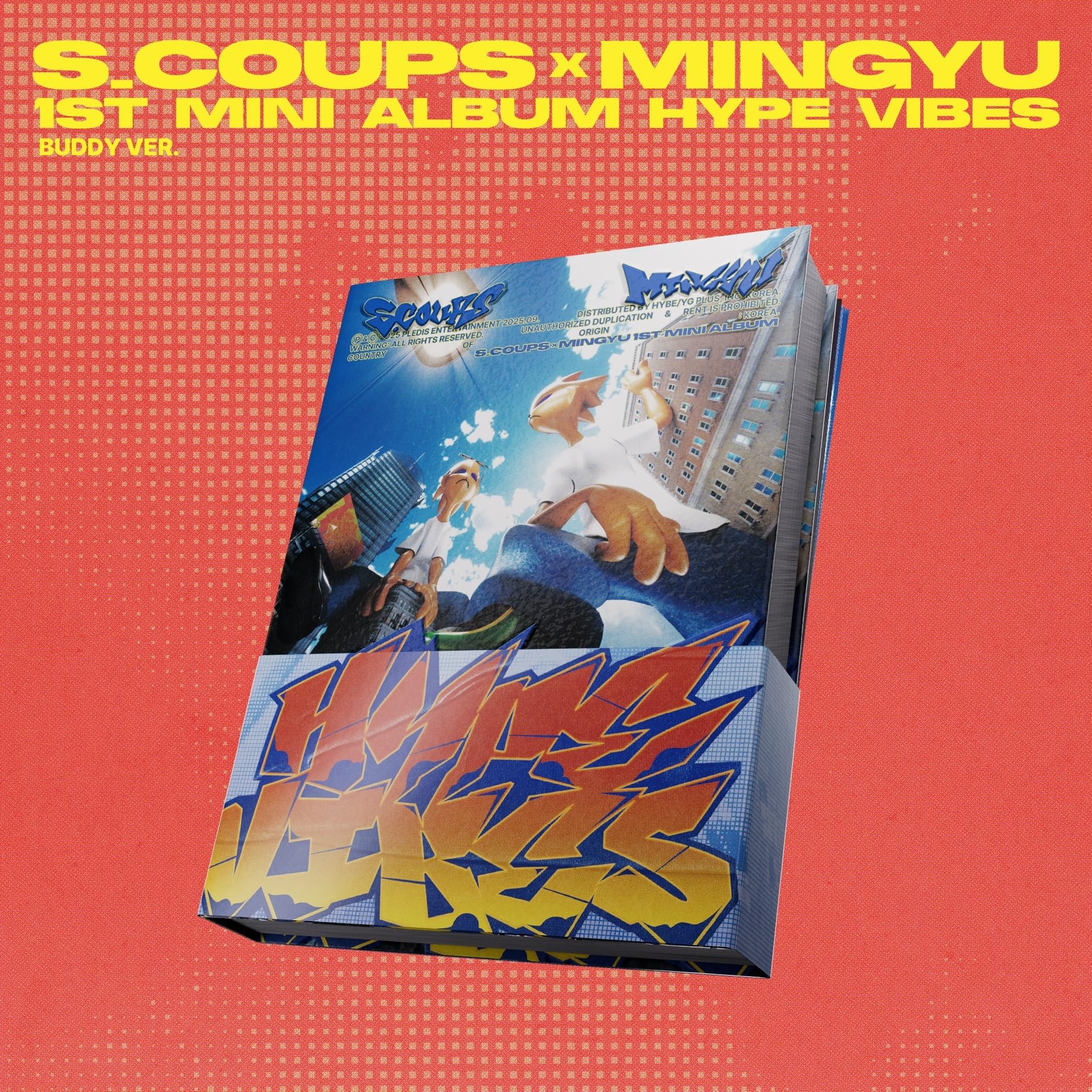 CxM 1st Mini Album 'HYPE VIBES' (buddy Ver.): CxM (SEVENTEEN