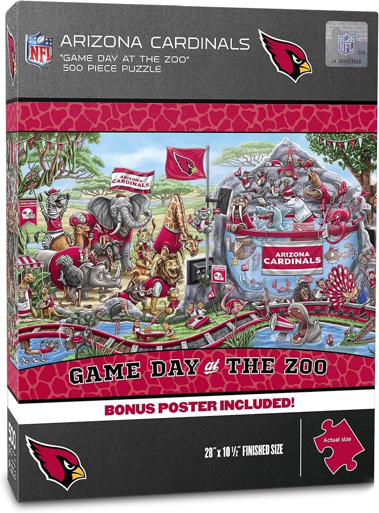Amazon.com: YouTheFan NFL Arizona Cardinals Game Day at The Zoo