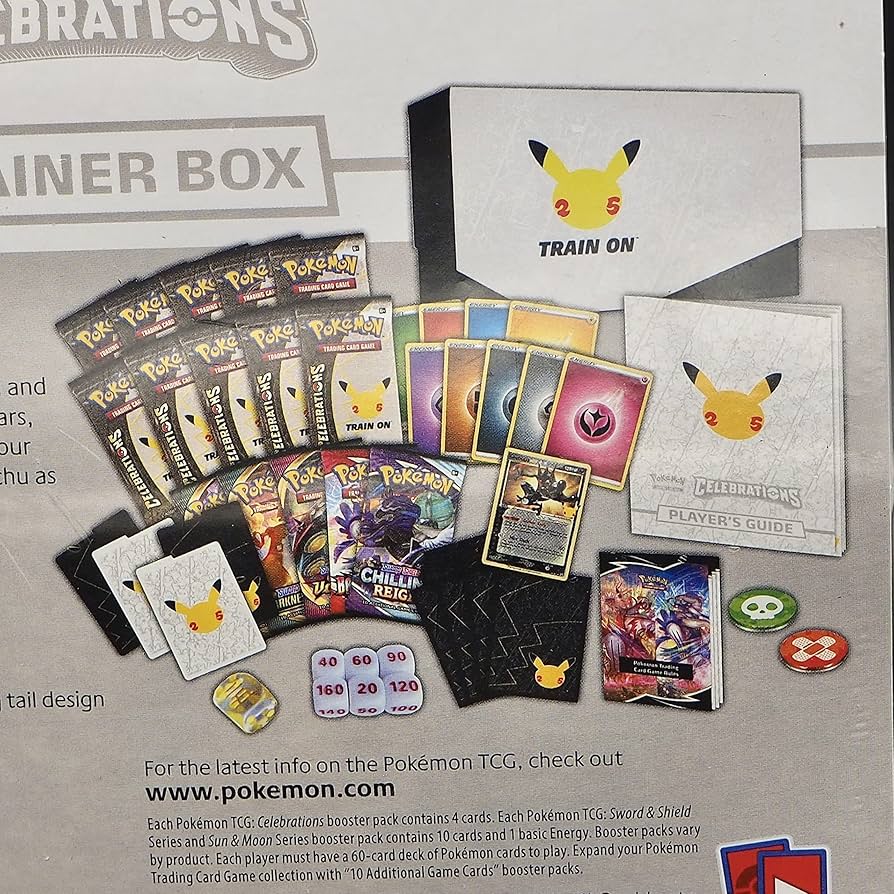 Amazon.com: Pokemon 25th Anniversary Celebrations Elite Trainer