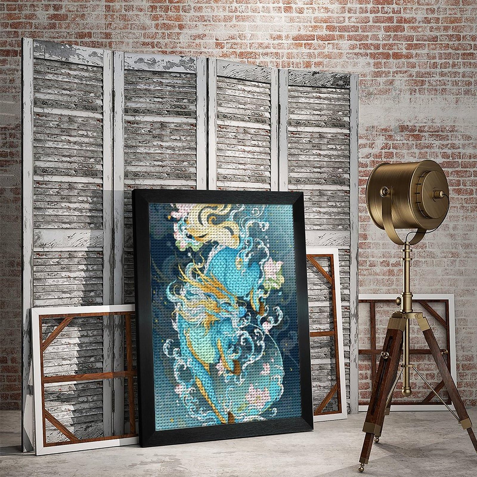 Amazon | ダイヤモンドアート キリンの絵 ダイヤモンド刺繍 全面貼り