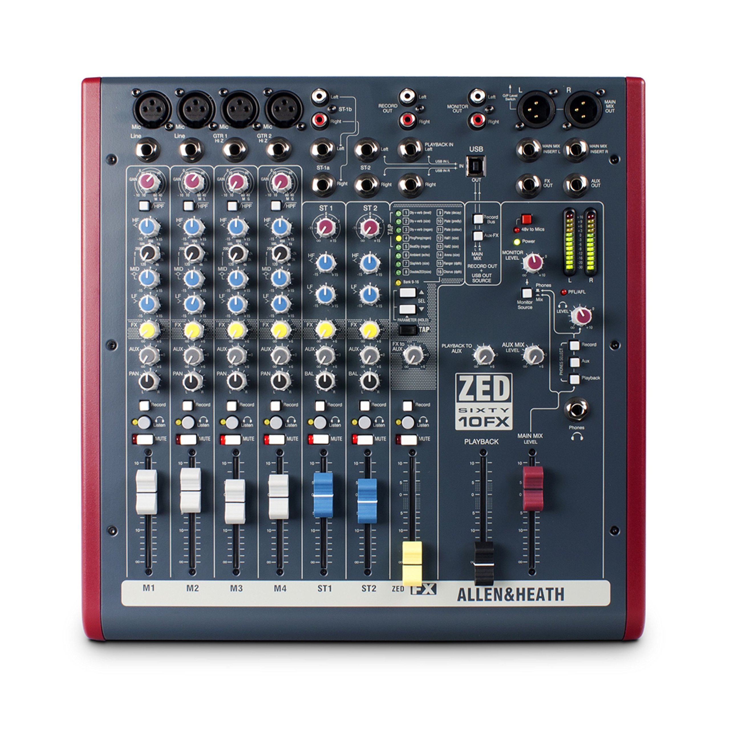 Amazon.com: Allen & Heath ZED60-10FX - Touring Quality Audio Mixer