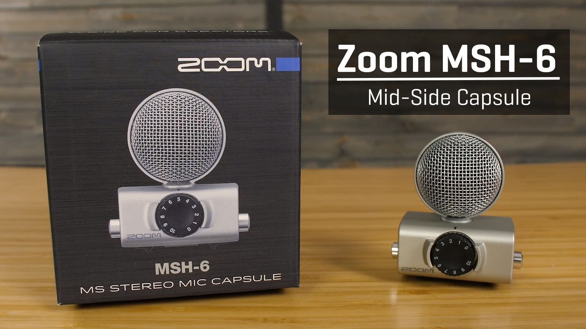 Watch Zoom MSH-6 Mid-Side Capsule Unboxing on Amazon Live
