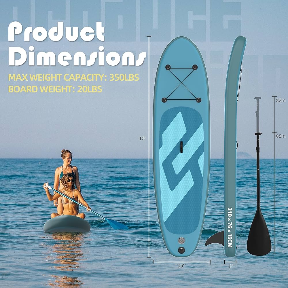 Amazon | Bifanuo 10フィート x 30インチ x 6インチ インフレータブル